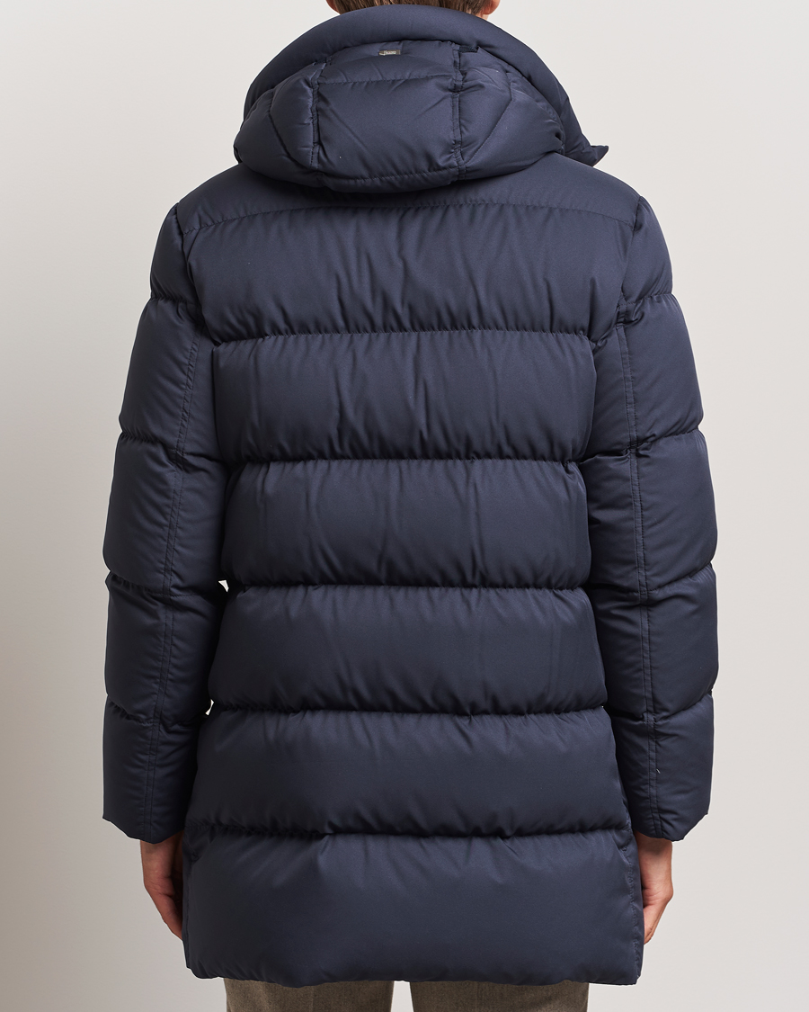 Herren | Jacken | Herno | Faux Fur Down Parka Navy