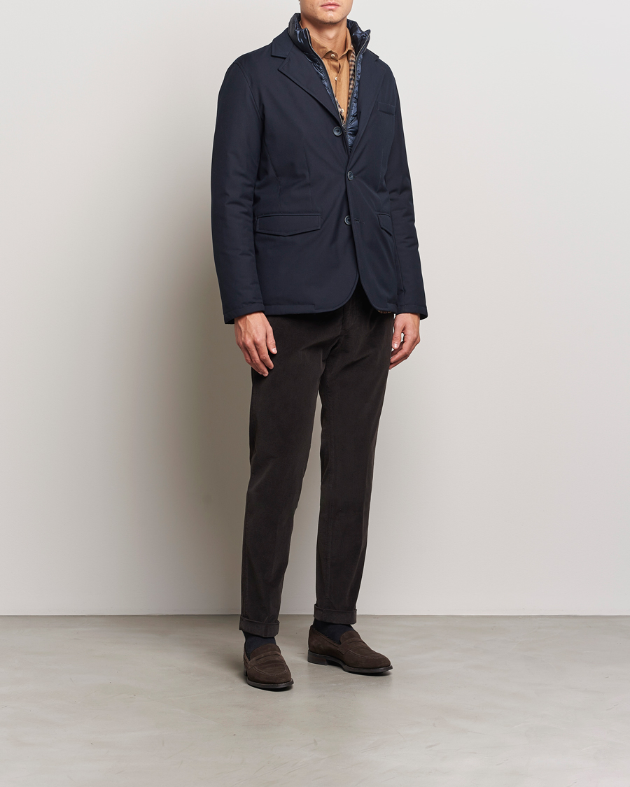 Herren | Jacken | Herno | Water Repellent Down Blazer Navy