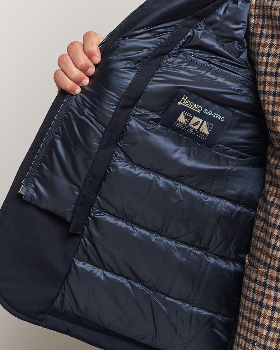 Herren | Jacken | Herno | Water Repellent Down Blazer Navy