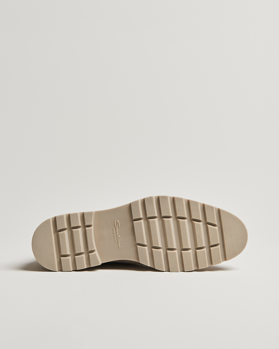 Herren | Santoni Open Chukka Boot Taupe Suede | Santoni | Open Chukka Boot Taupe Suede