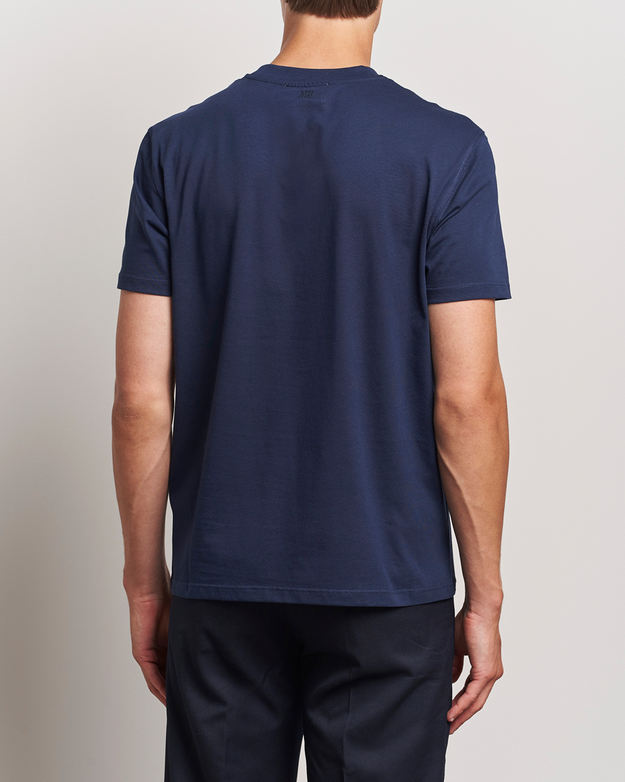 Herren | T-Shirts | AMI | Heart Logo T-Shirt Nautic Blue