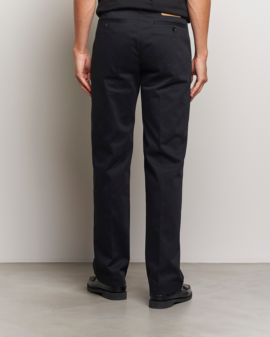 Herren | Hosen | AMI | Straight Fit Chino Trousers Black