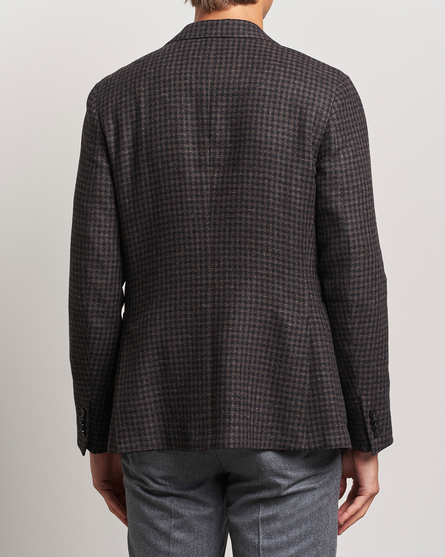 Herren | Sakkos | Zegna | Unconstructed Wool/Cashmere Blazer Brown Check