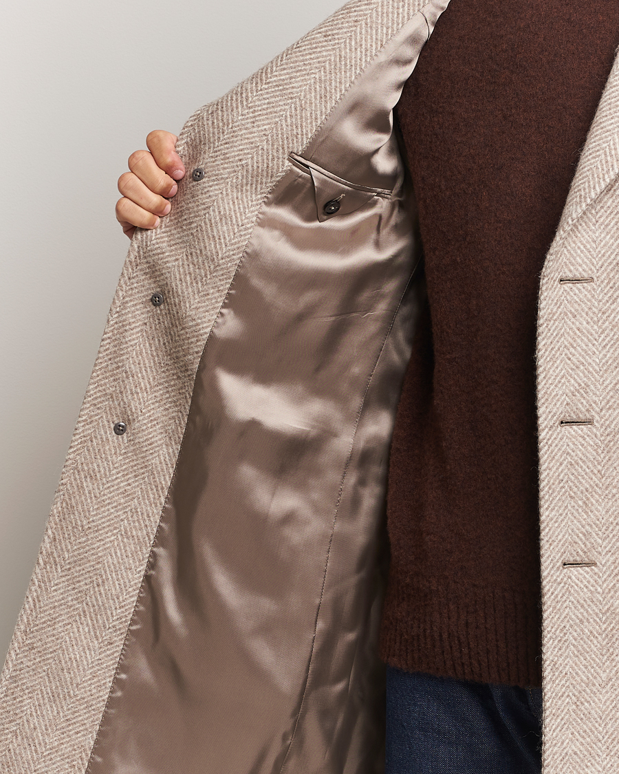 Herren | Jacken | Zegna | Wool/Cashmere Double Breasted Coat Beige