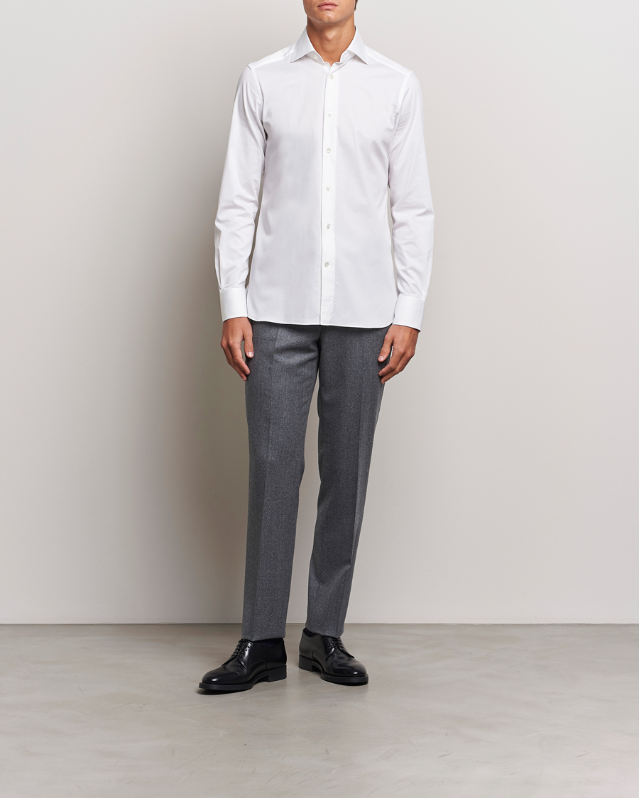 Herren | Hemden | Zegna | Slim Fit Dress Shirt White