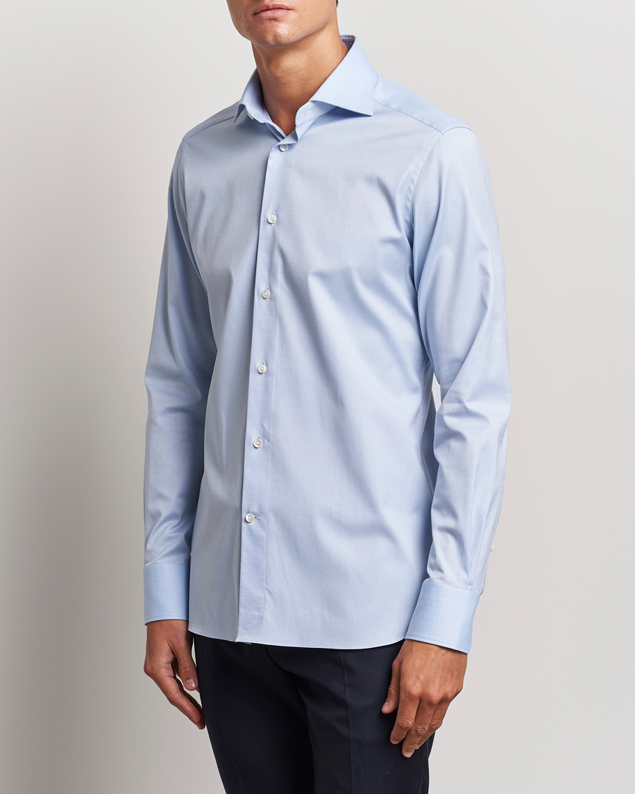 Herren | Hemden | Zegna | Slim Fit Oxford Dress Shirt Light Blue