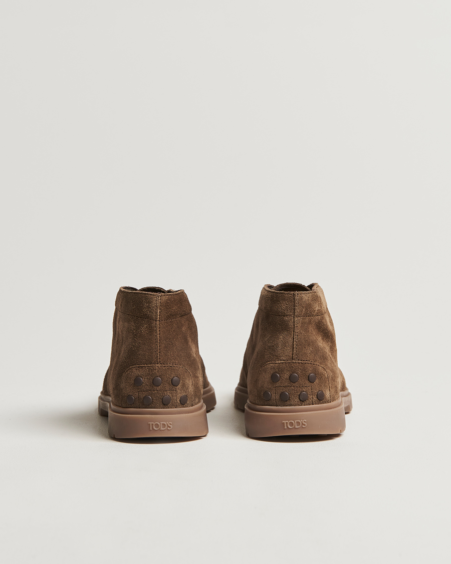 Herren | Tod's Polacco Chukka Boots Olive Suede | Tod's | Polacco Chukka Boots Olive Suede