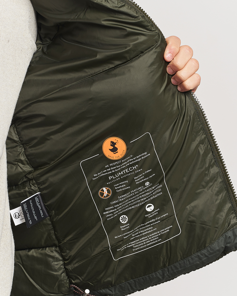 Herren | Jacken | Save The Duck | Euriops Cord Padded Vest Land Green