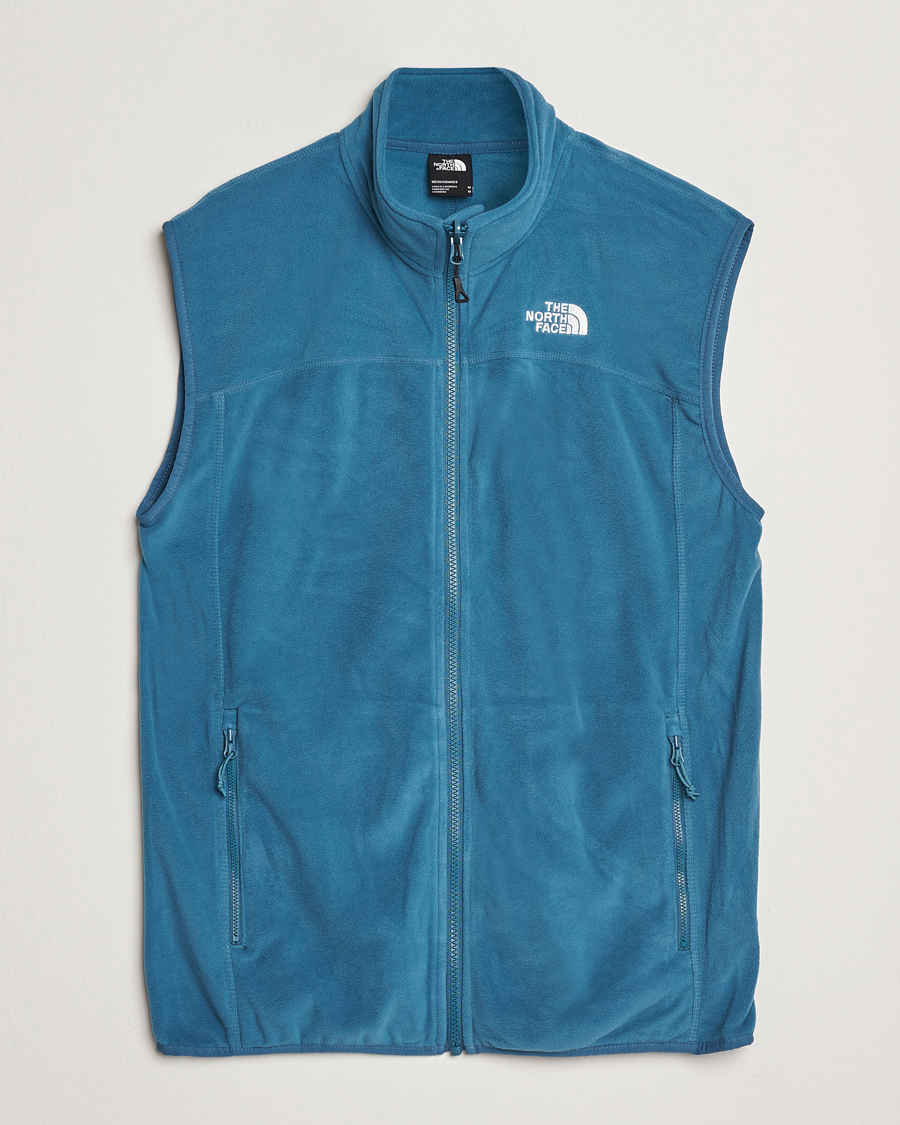 Herren | The North Face 100 Glacier Fleece Vest Midnight Petrol | The North Face | 100 Glacier Fleece Vest Midnight Petrol