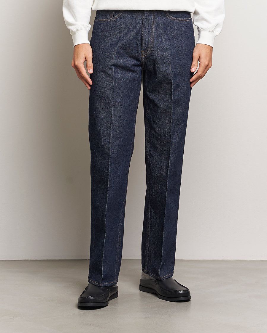 Herren | Jeans | Auralee | Regular Fit Denim Pants Dark Indigo