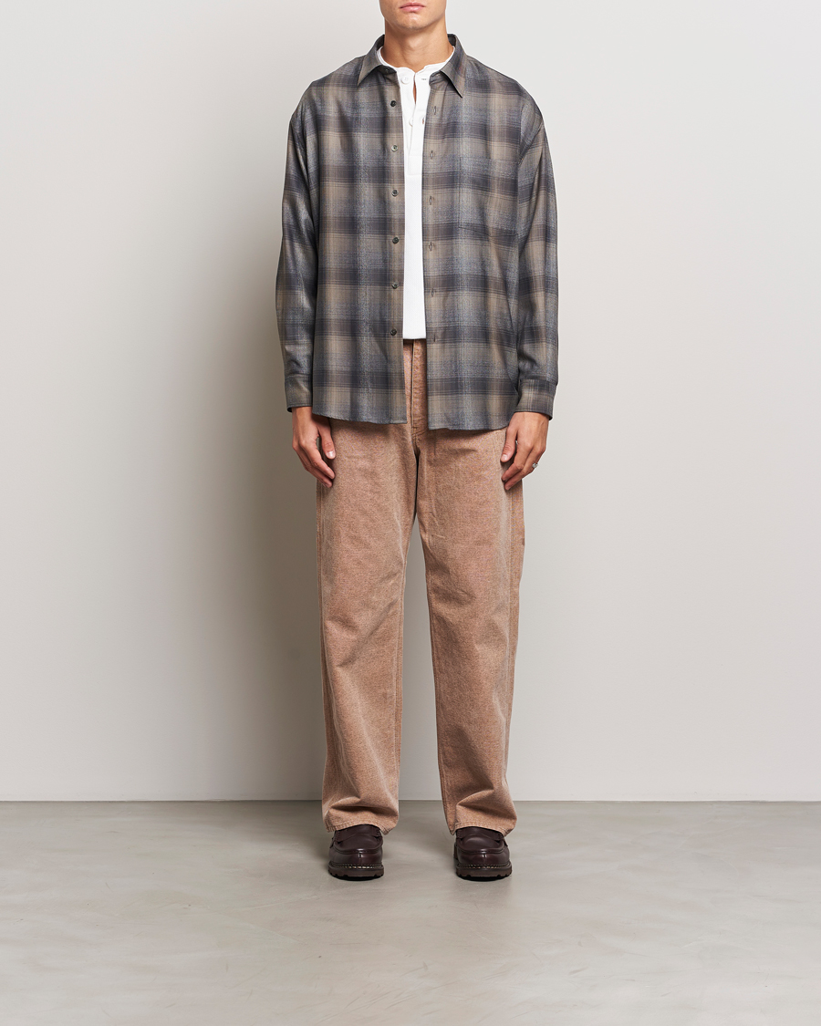 Herren | Hosen | Auralee | Washed Canvas Pants Light Brown