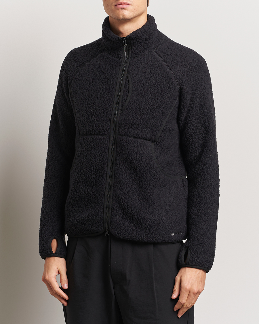 Herren | Pullover | Snow Peak | Thermal Boa Fleece Jacket Black
