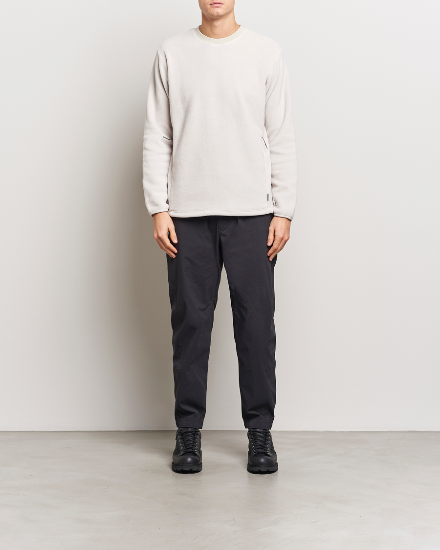 Herren | Pullover | Snow Peak | Double Face Fleece Pullover Ivory