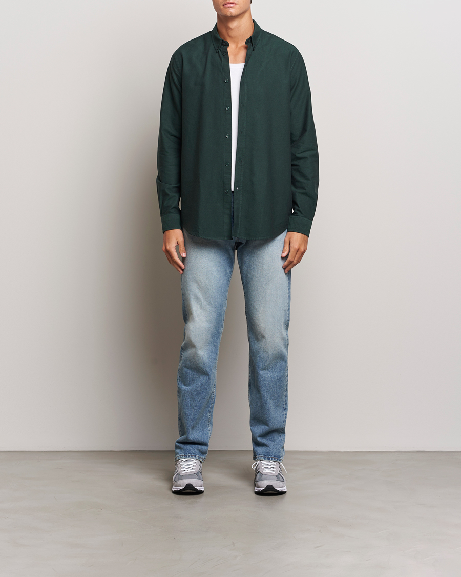 Herren | Hemden | Samsøe Samsøe | Saliam Oxford Shirt Darkest Spruce