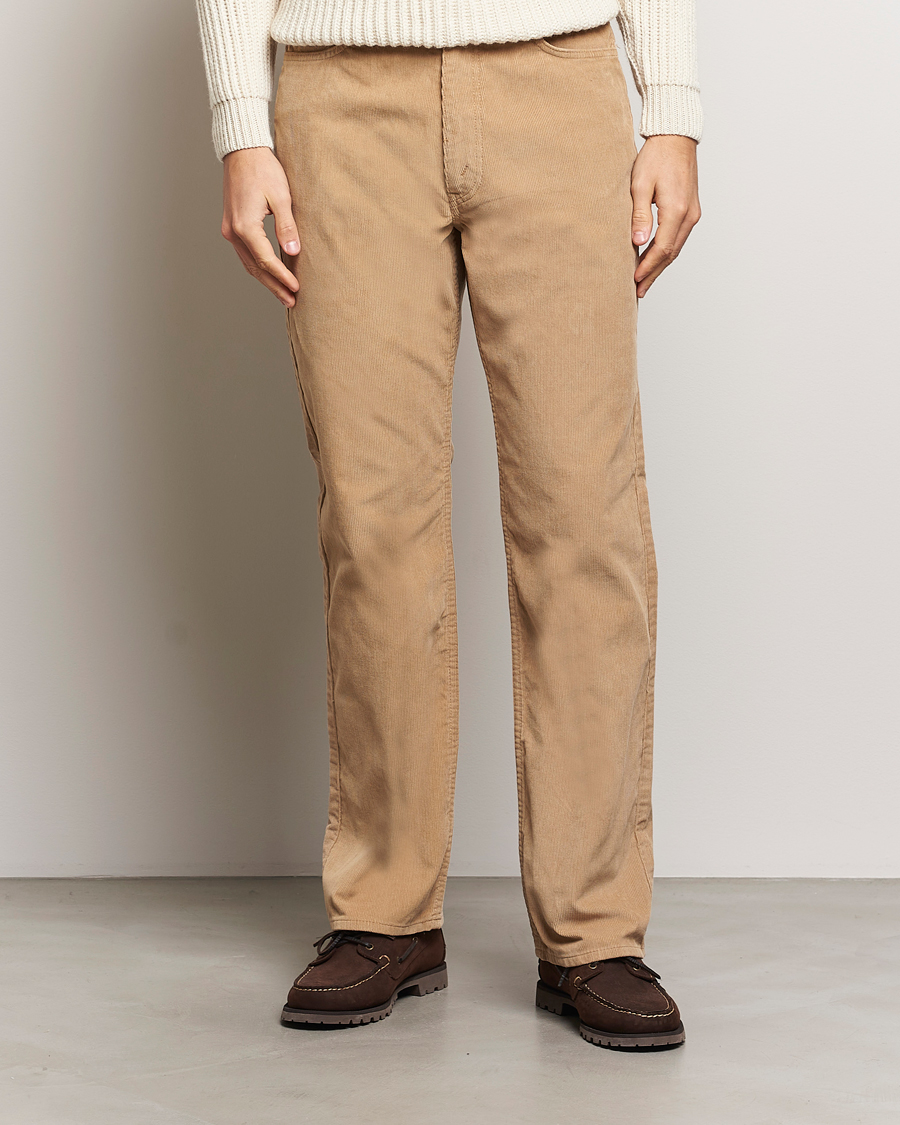 Herren | Hosen | orSlow | Shoe Cut Corduroy Pants Beige