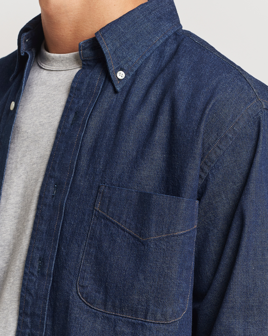 Herren | Hemden | orSlow | Denim Button Down Shirt One Wash