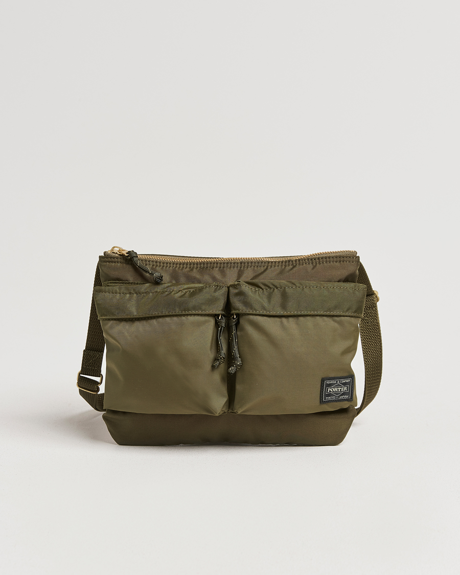 Herren | Taschen | Porter-Yoshida & Co. | Force Small Shoulder Bag Olive Drab