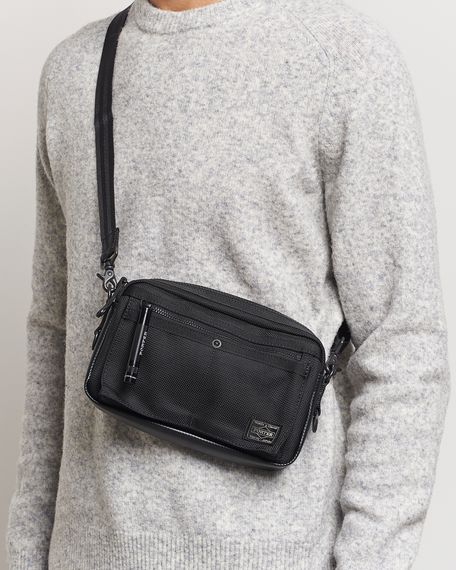 Herren | Taschen | Porter-Yoshida & Co. | Heat Small Shoulder Bag Black
