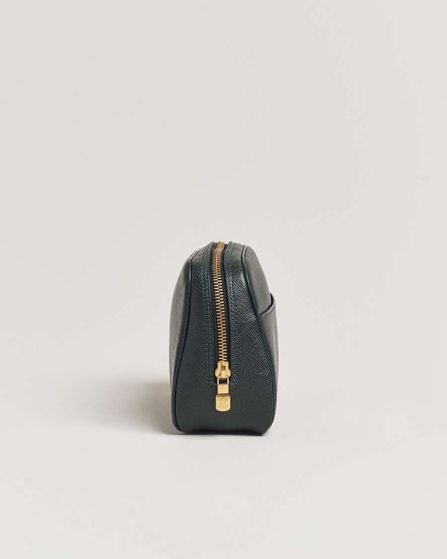 Herren | Louis Vuitton Pre-Owned Pochette Accessoir Washbag Green | Louis Vuitton Pre-Owned | Pochette Accessoir Washbag Green
