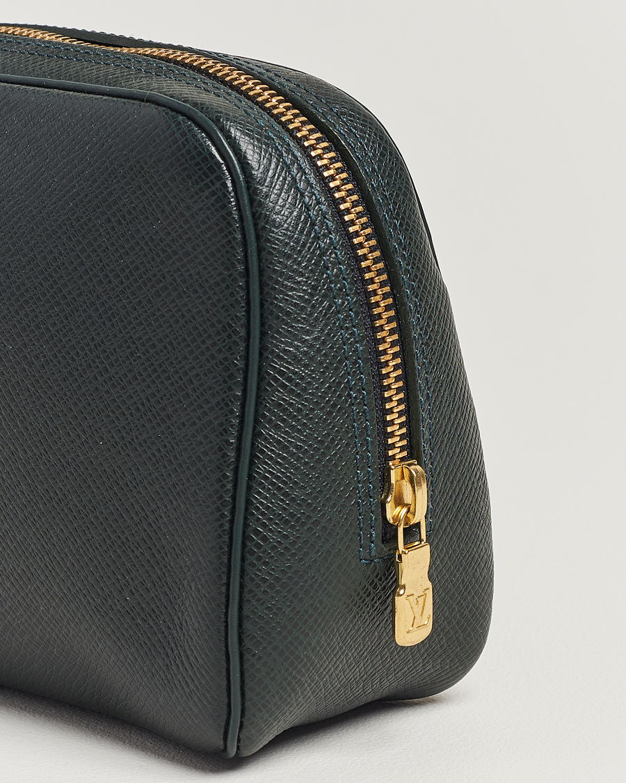 Herren | Louis Vuitton Pre-Owned Pochette Accessoir Washbag Green | Louis Vuitton Pre-Owned | Pochette Accessoir Washbag Green