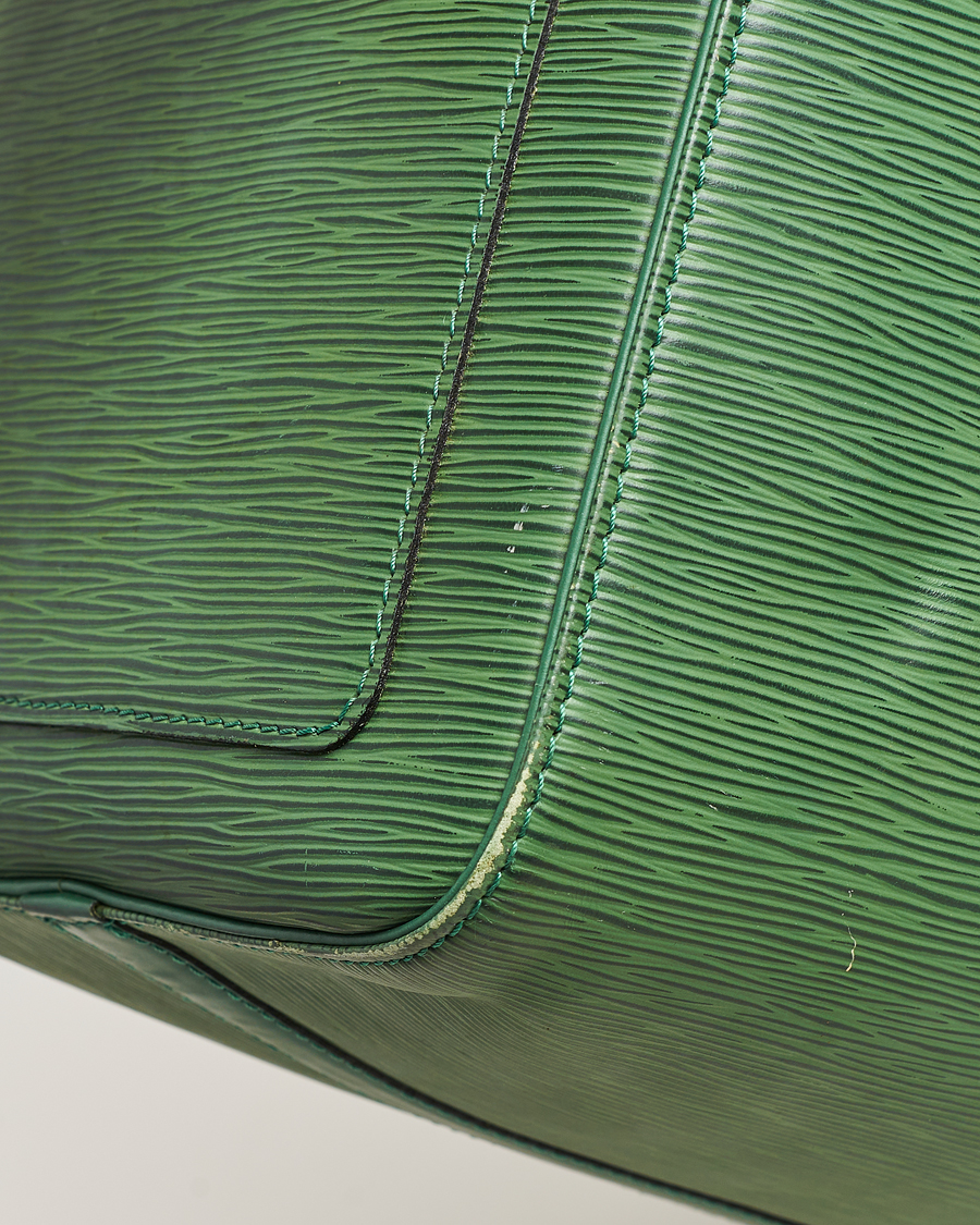 Herren | Louis Vuitton Pre-Owned Keepall 50 EPI Leather Bag Green | Louis Vuitton Pre-Owned | Keepall 50 EPI Leather Bag Green
