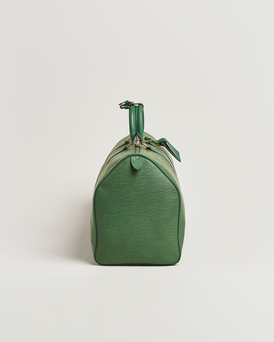 Herren | Louis Vuitton Pre-Owned Keepall 50 EPI Leather Bag Green | Louis Vuitton Pre-Owned | Keepall 50 EPI Leather Bag Green