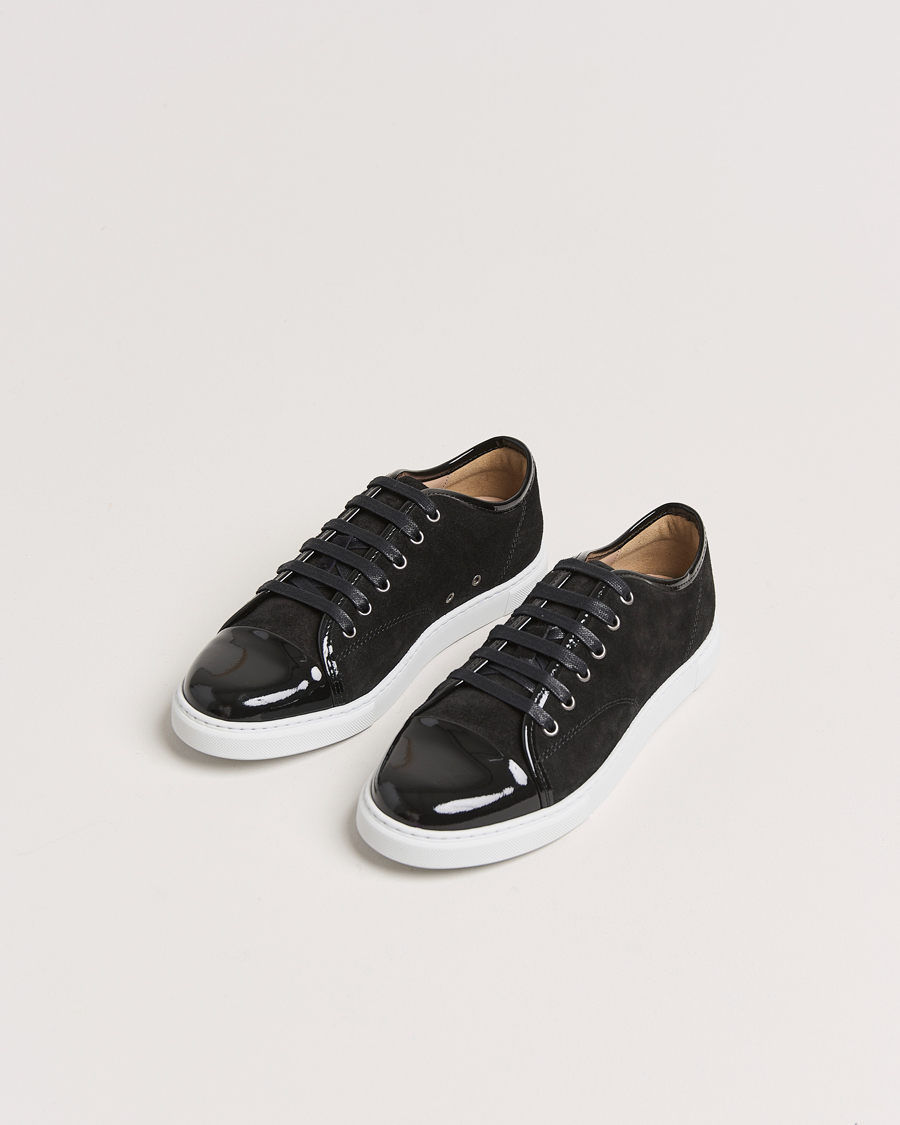 Herren | Lanvin Womens Patent Cap Toe Sneaker Black | Lanvin | Womens Patent Cap Toe Sneaker Black