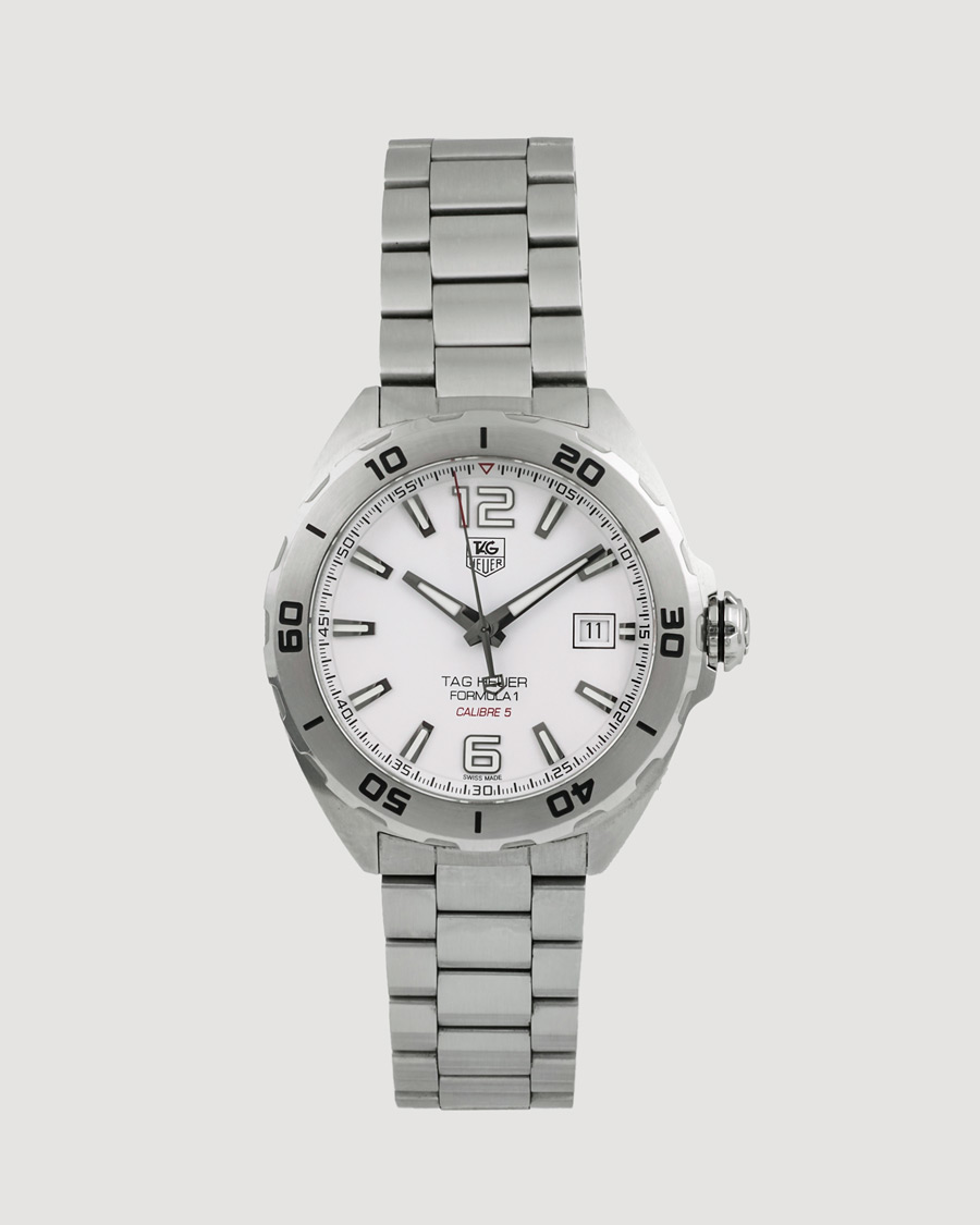 Herren | Tag Heuer Pre-Owned Formula 1 Calibre 5 WAZ2114 Silver | Tag Heuer Pre-Owned | Formula 1 Calibre 5 WAZ2114 Silver