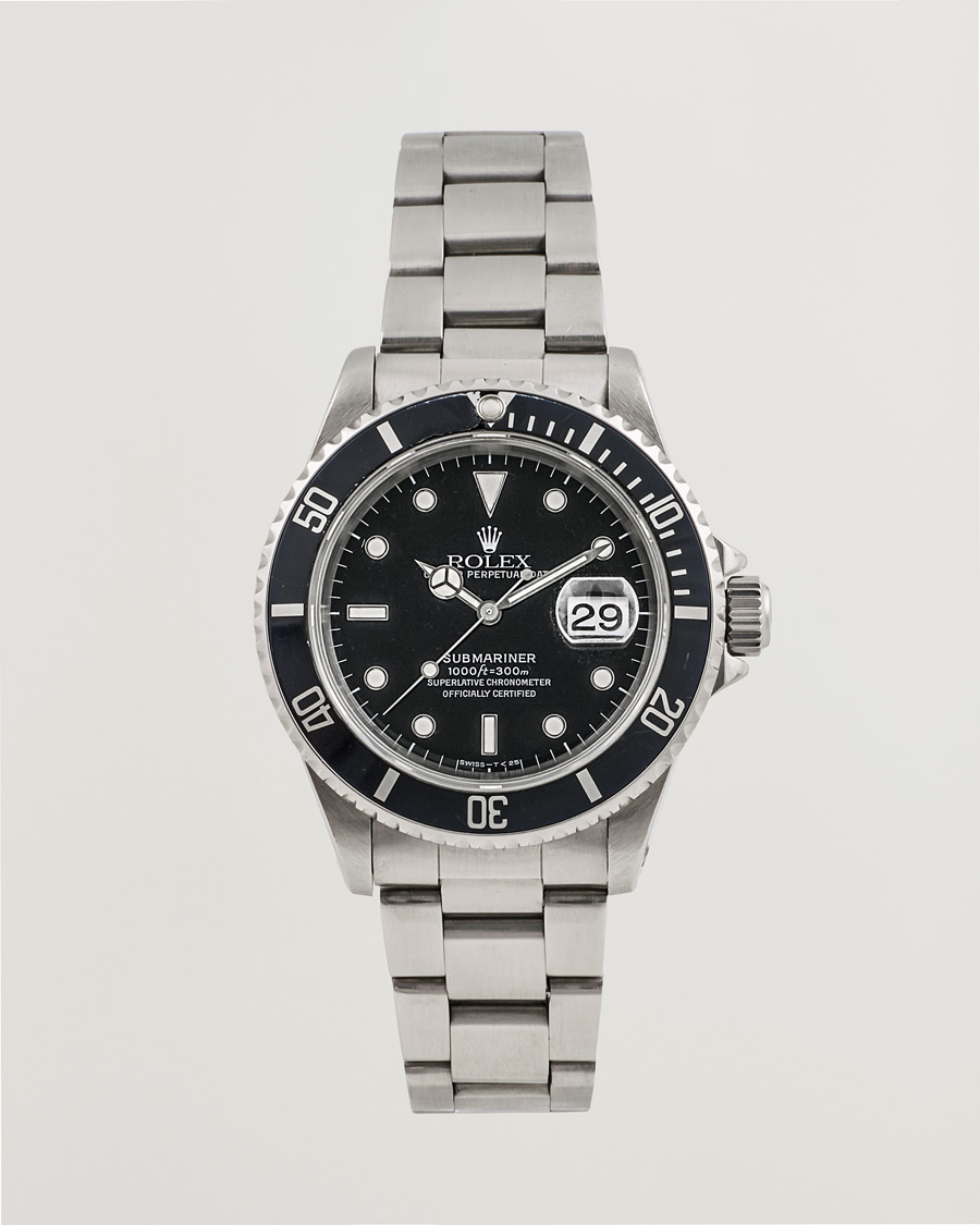 Herren | Rolex Pre-Owned Submariner 16610 Silver | Rolex Pre-Owned | Submariner 16610 Silver