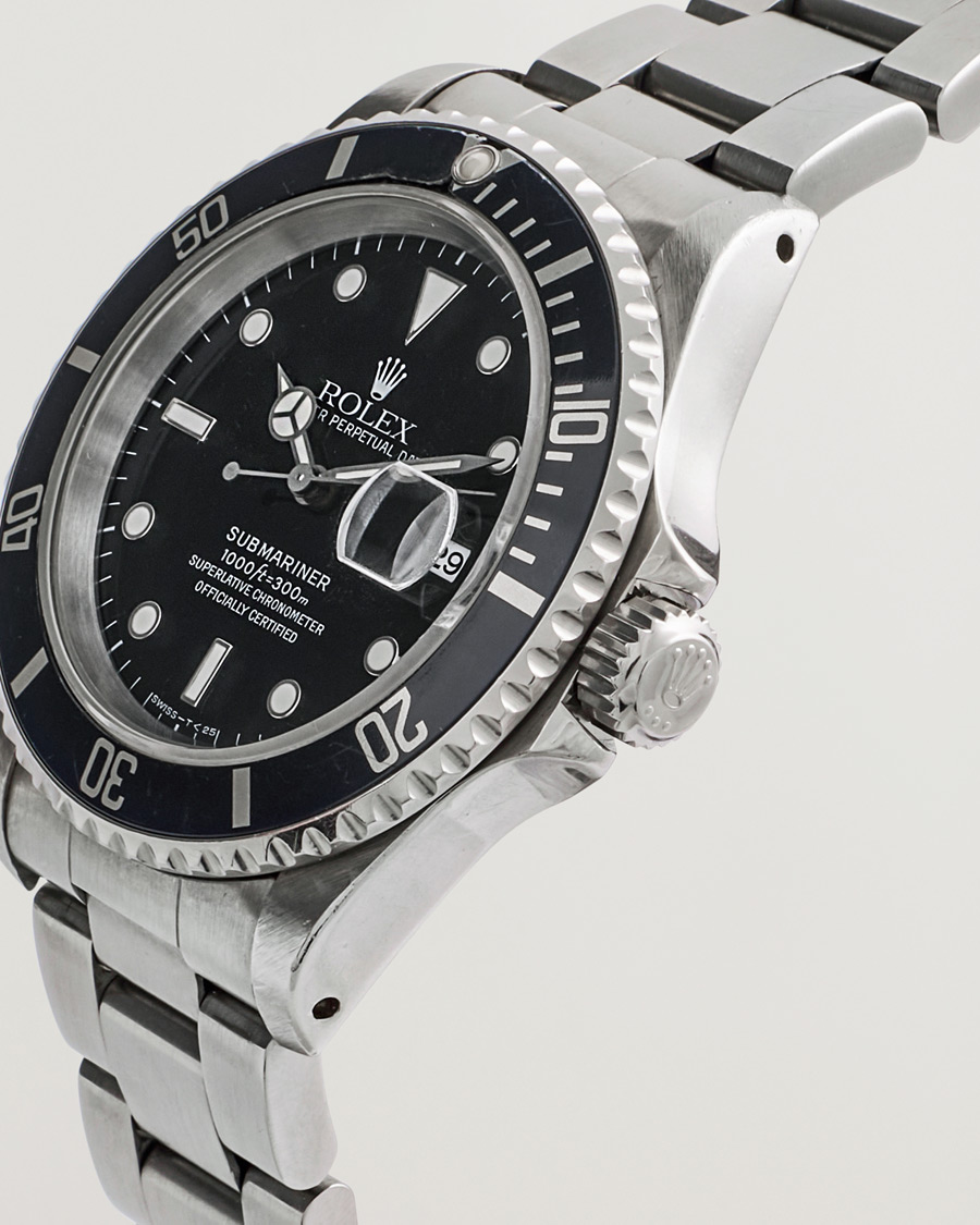 Herren | Rolex Pre-Owned Submariner 16610 Silver | Rolex Pre-Owned | Submariner 16610 Silver