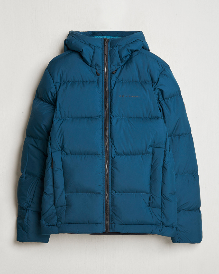 Herren | Jacken | Peak Performance | Rivel Down Hooded Jacket Ininity Teel