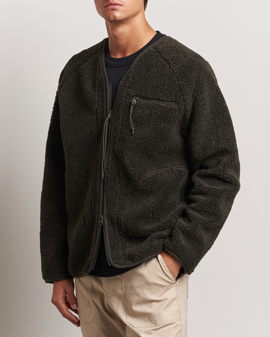 Herren | Pullover | Peak Performance | Heavy Pile Oversized Cardigan Olive Extreme