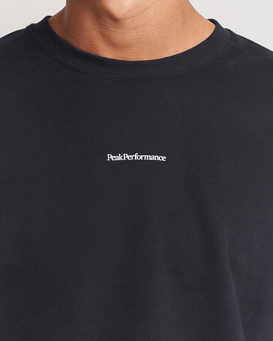 Herren | Pullover | Peak Performance | Original Terry Crew Sweatshirt Black