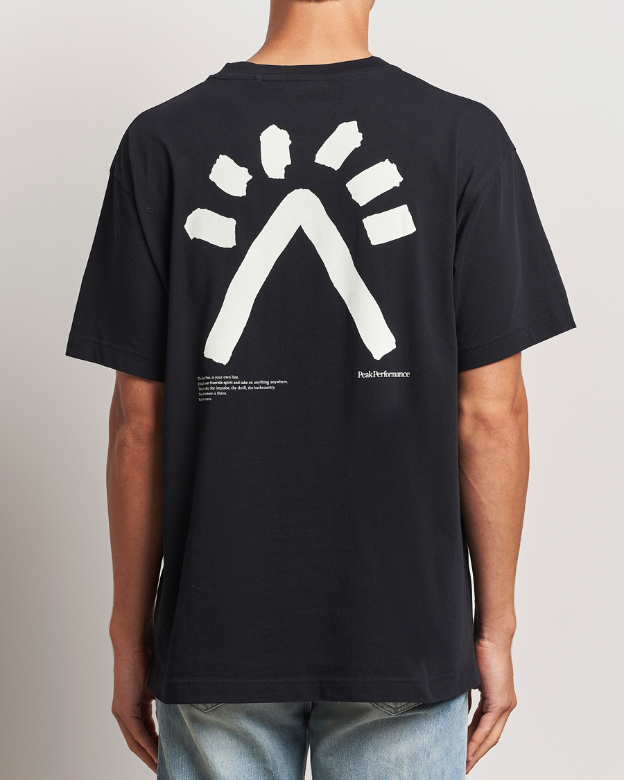 Herren | T-Shirts | Peak Performance | Graphic T-Shirt Black