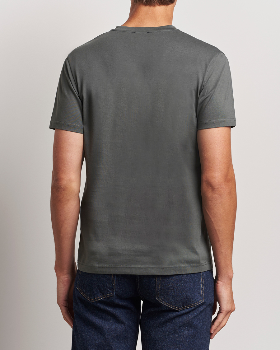 Herren | T-Shirts | Sunspel | Riviera Midweight T-Shirt Drill Green
