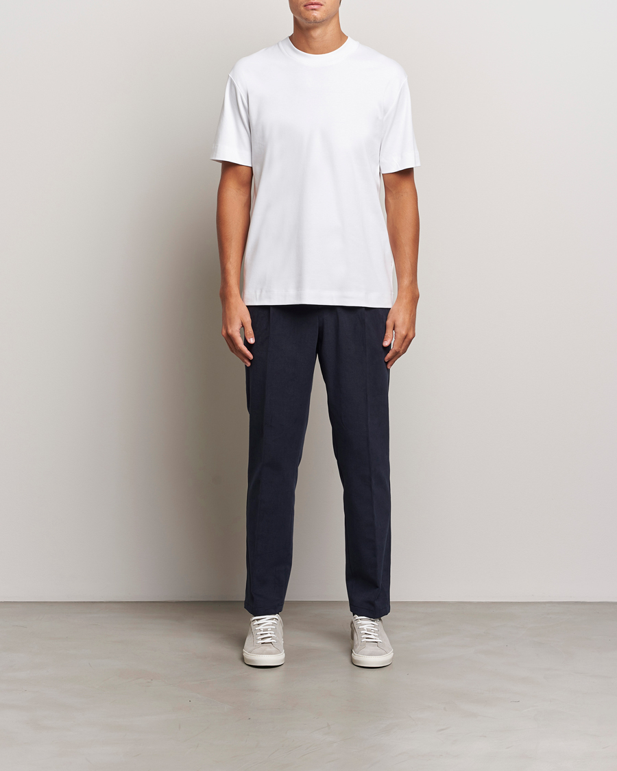 Herren | T-Shirts | Sunspel | Heavy Weight Supima Cotton T-Shirt White