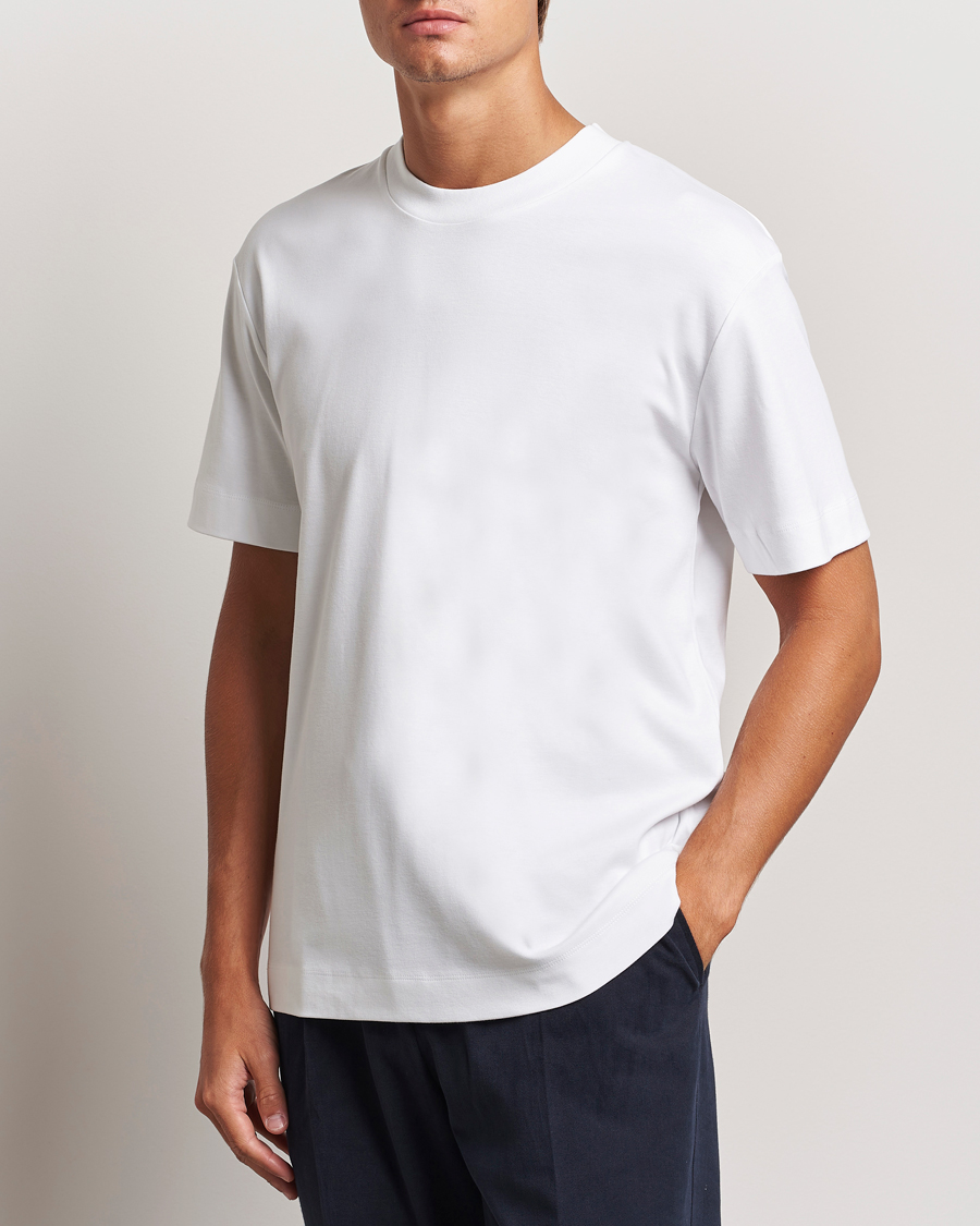 Herren | T-Shirts | Sunspel | Heavy Weight Supima Cotton T-Shirt White