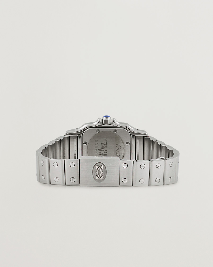 Herren | Cartier Pre-Owned Santos Galbée 1565 Silver | Cartier Pre-Owned | Santos Galbée 1565 Silver