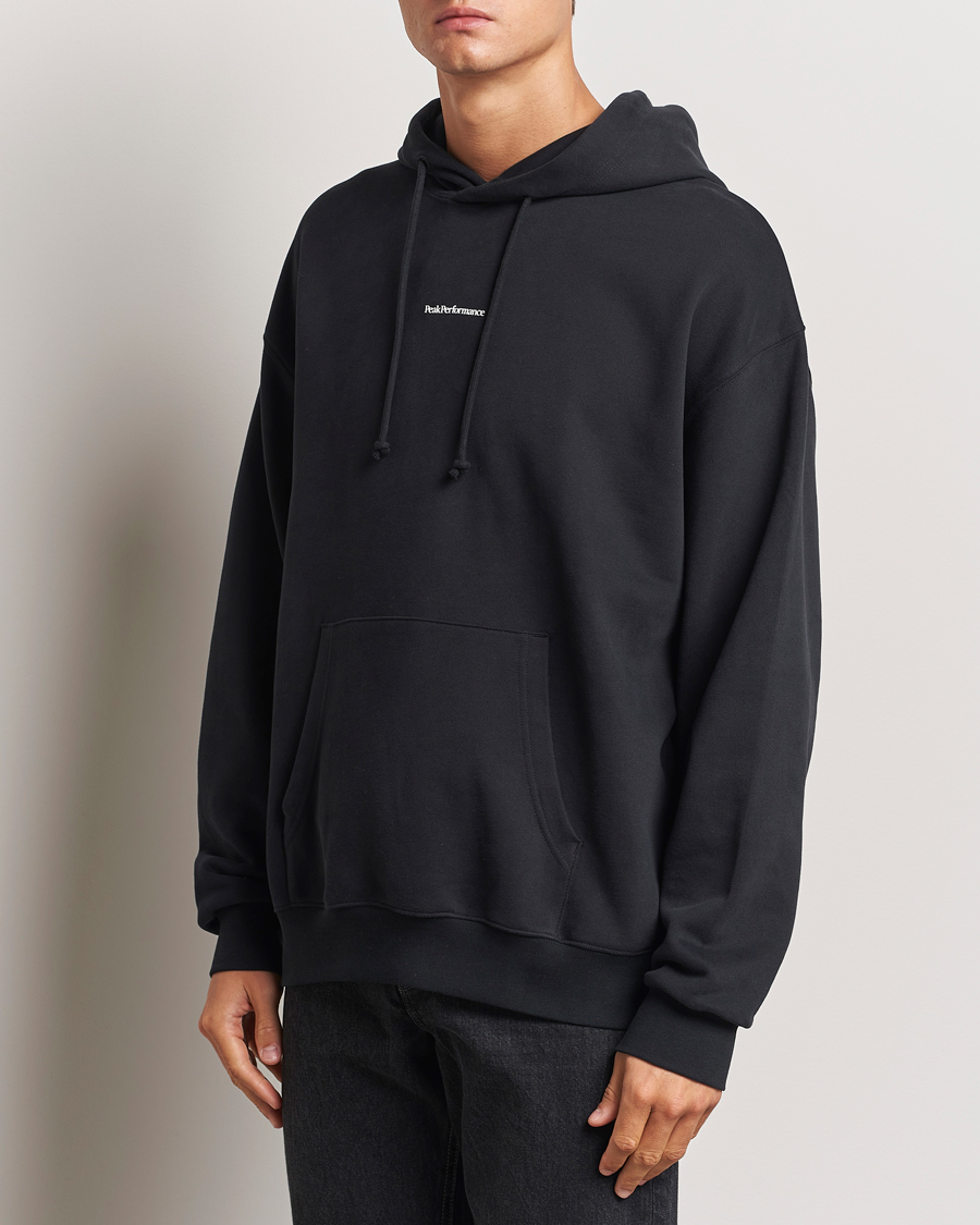 Herren | Pullover | Peak Performance | Original Terry Hoodie Black