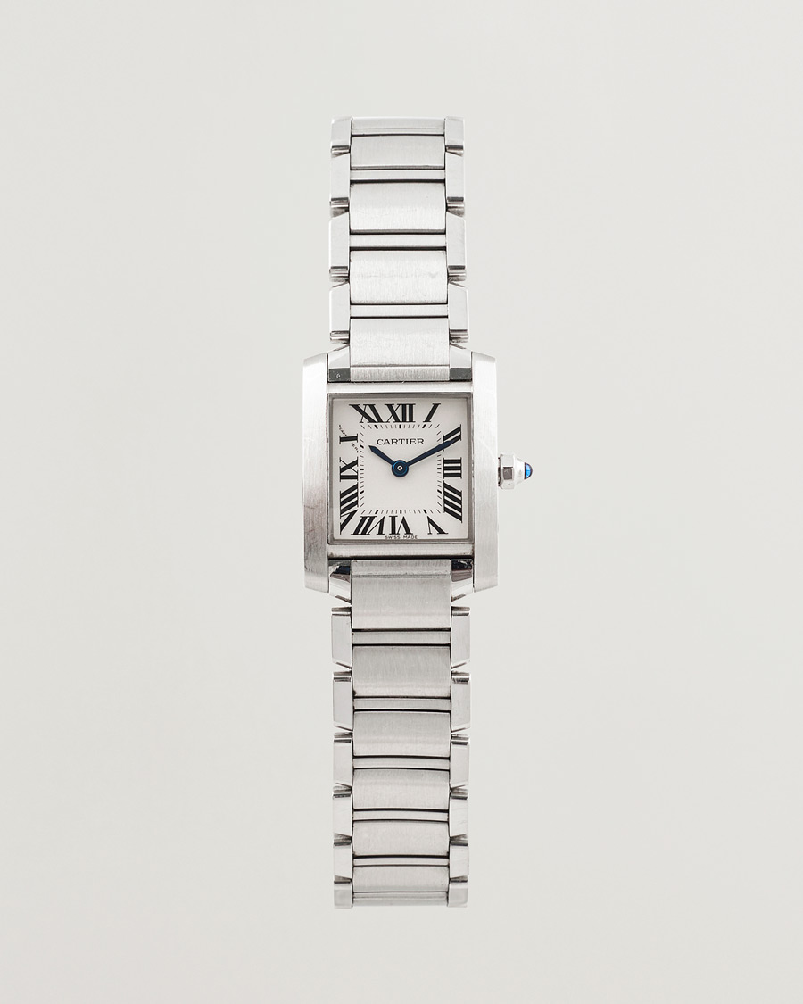 Herren | Cartier Pre-Owned Tank Française 2384 Silver | Cartier Pre-Owned | Tank Française 2384 Silver