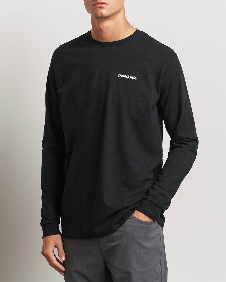 Herren | T-Shirts | Patagonia | P-6 Logo Responsibili LS T-Shirt Black