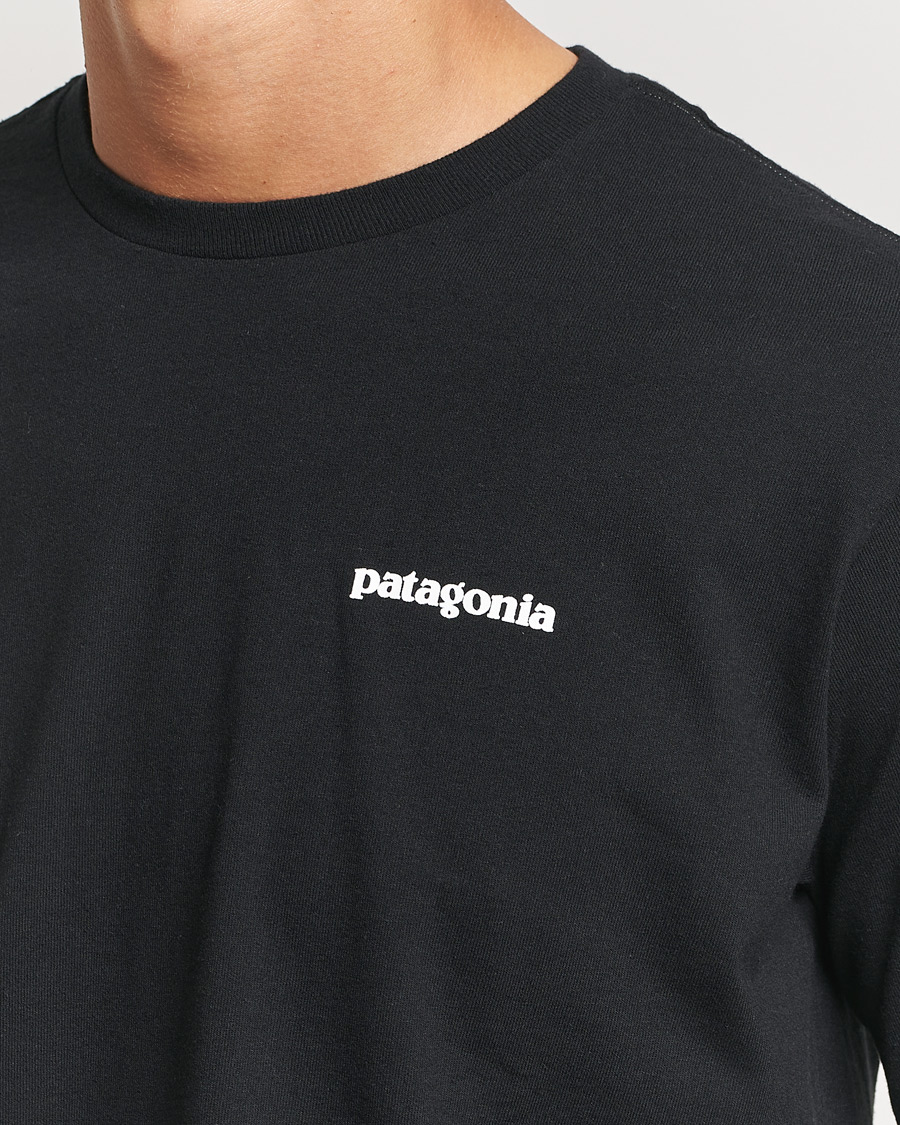 Herren | T-Shirts | Patagonia | P-6 Logo Responsibili LS T-Shirt Black