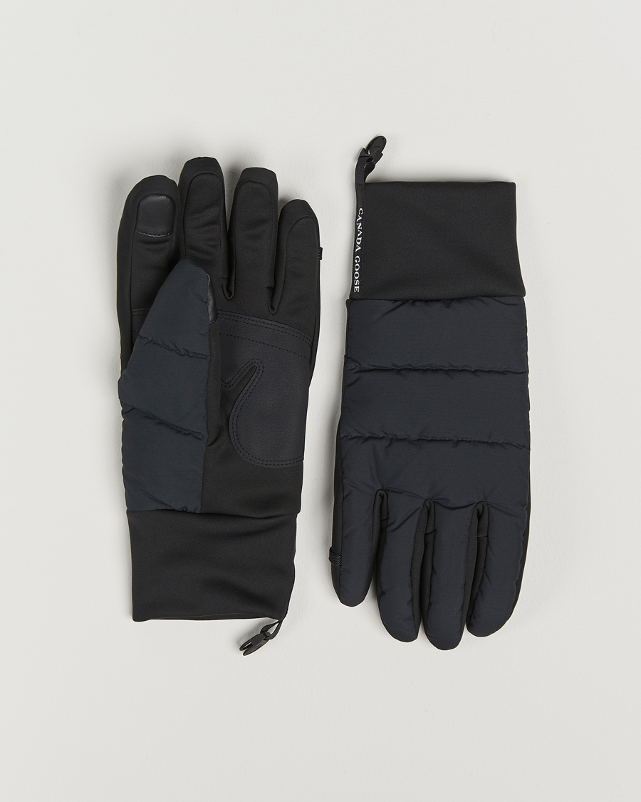 Herren | Canada Goose Lightweight Puffer Gloves Black | Canada Goose | Lightweight Puffer Gloves Black