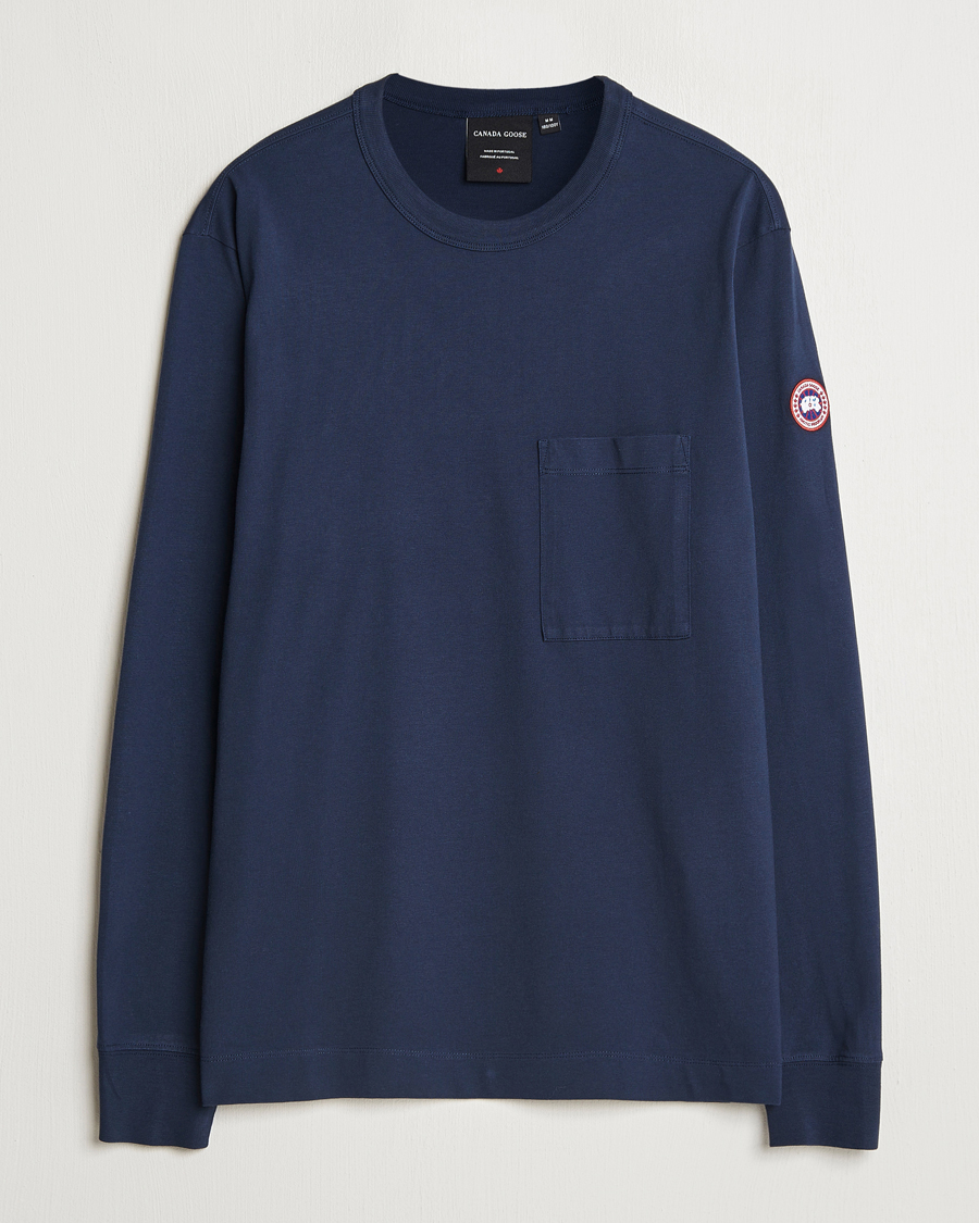 Canada Goose Gladstone Long Sleeve T Shirt Atlantic Navy bei Care of Carl