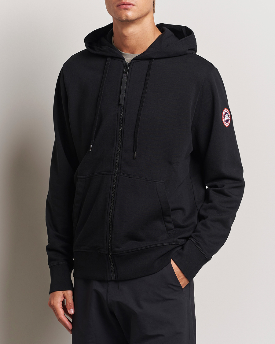 Herren | Pullover | Canada Goose | Huron Full Zip Hoodie Black