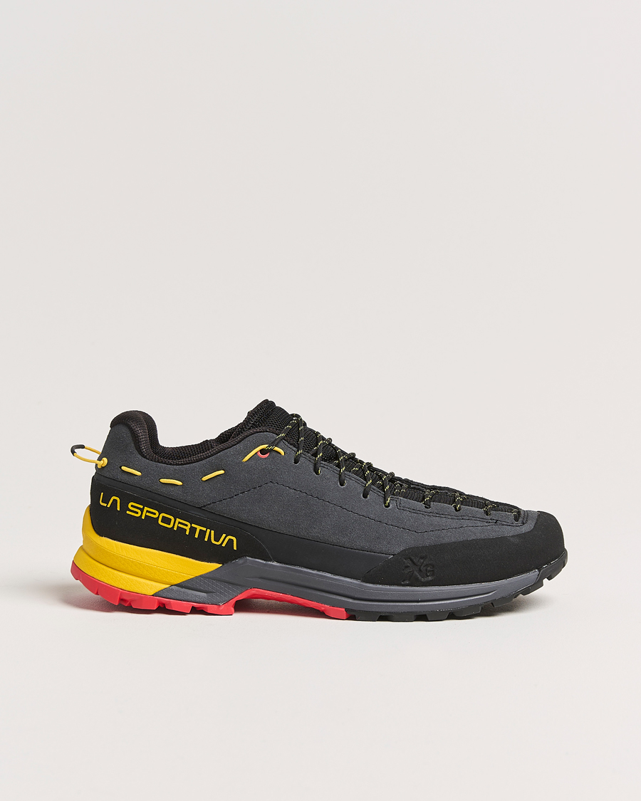 Herren | Trail Sneaker | La Sportiva | TX Guide Leather Carbon/Yellow