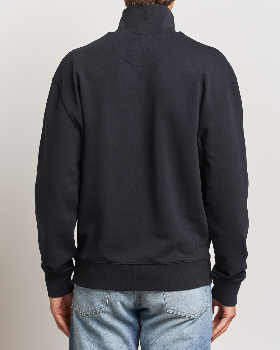 Herren | Pullover | Maison Kitsuné | Fox Head Half Zip Sweatshirt Black