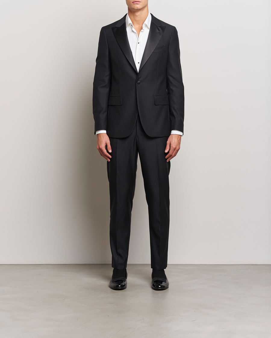 Herren | Anzüge | Boglioli | Milano Single Breasted Tuxedo Black