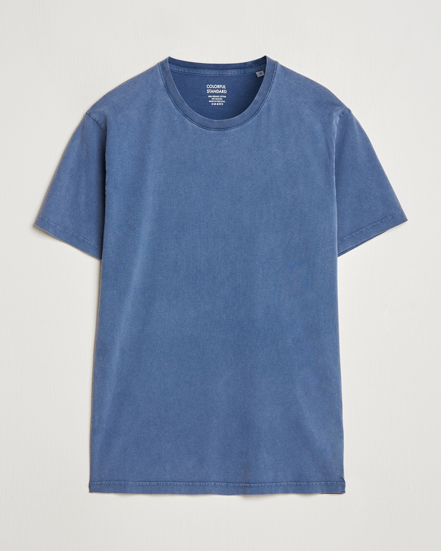 Herren | T-Shirts | Colorful Standard | Classic Organic T-Shirt Neptune Blue
