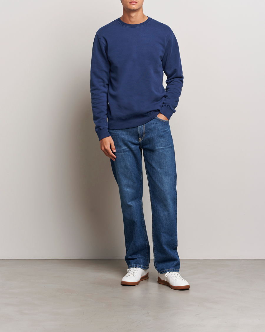Herren | Pullover | Colorful Standard | Classic Organic Crew Neck Sweat Marine Blue